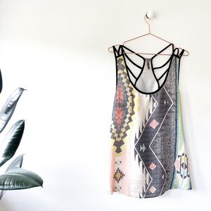 Silk Flowy Tank - Aryn K. Women's Size Medium